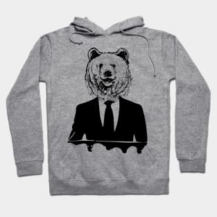 Mr. Bear Funny Bear Hoodie